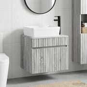 Set di mobili per il bagno Sonoma grigio Legno ingegnerizzato 3404306