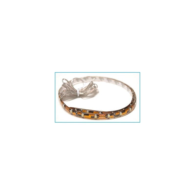 Striscia Led 60cm 36 Smd Bianco Tagliabile Biadesivo 12V