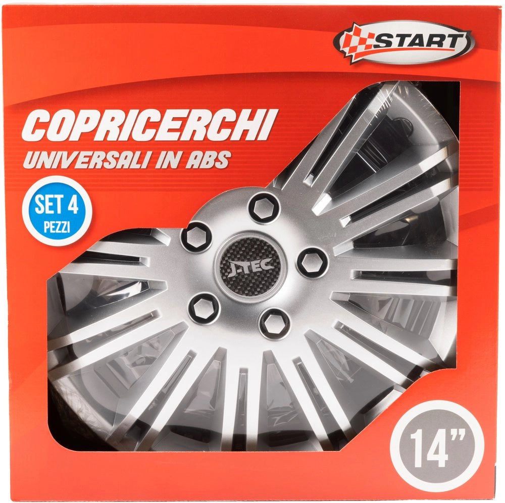 "Borchie Discovery 14"" set calotte auto in scatola"