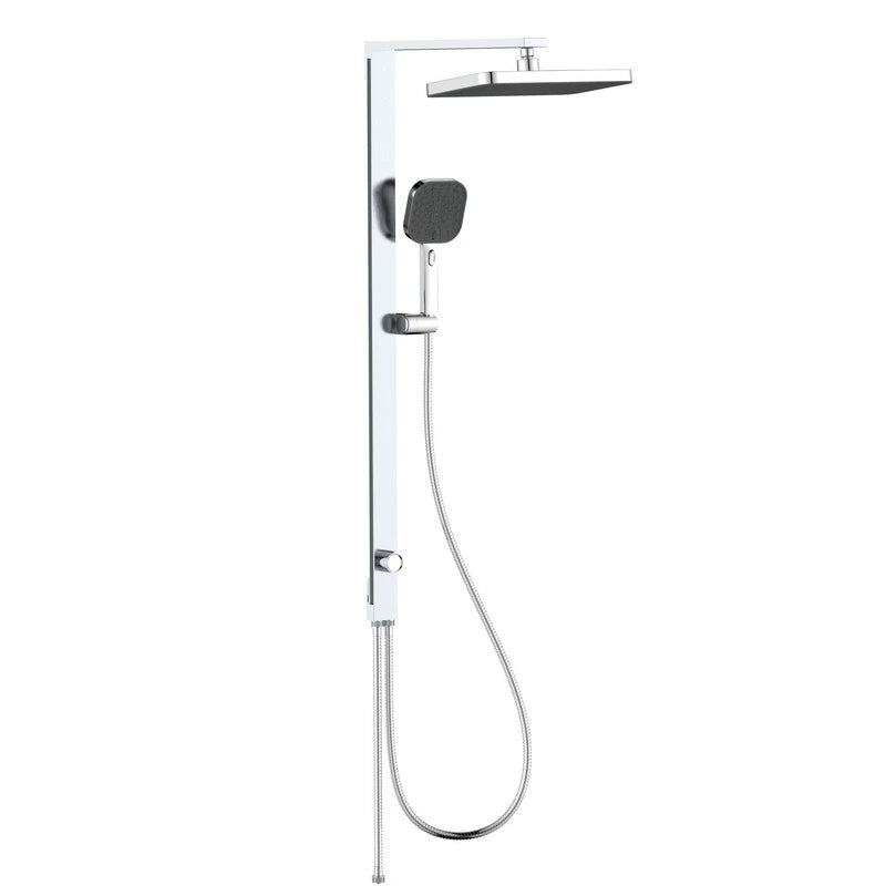 Colonna doccia Conny 3 getti con deviatore asta piatta cromata Aquasanit