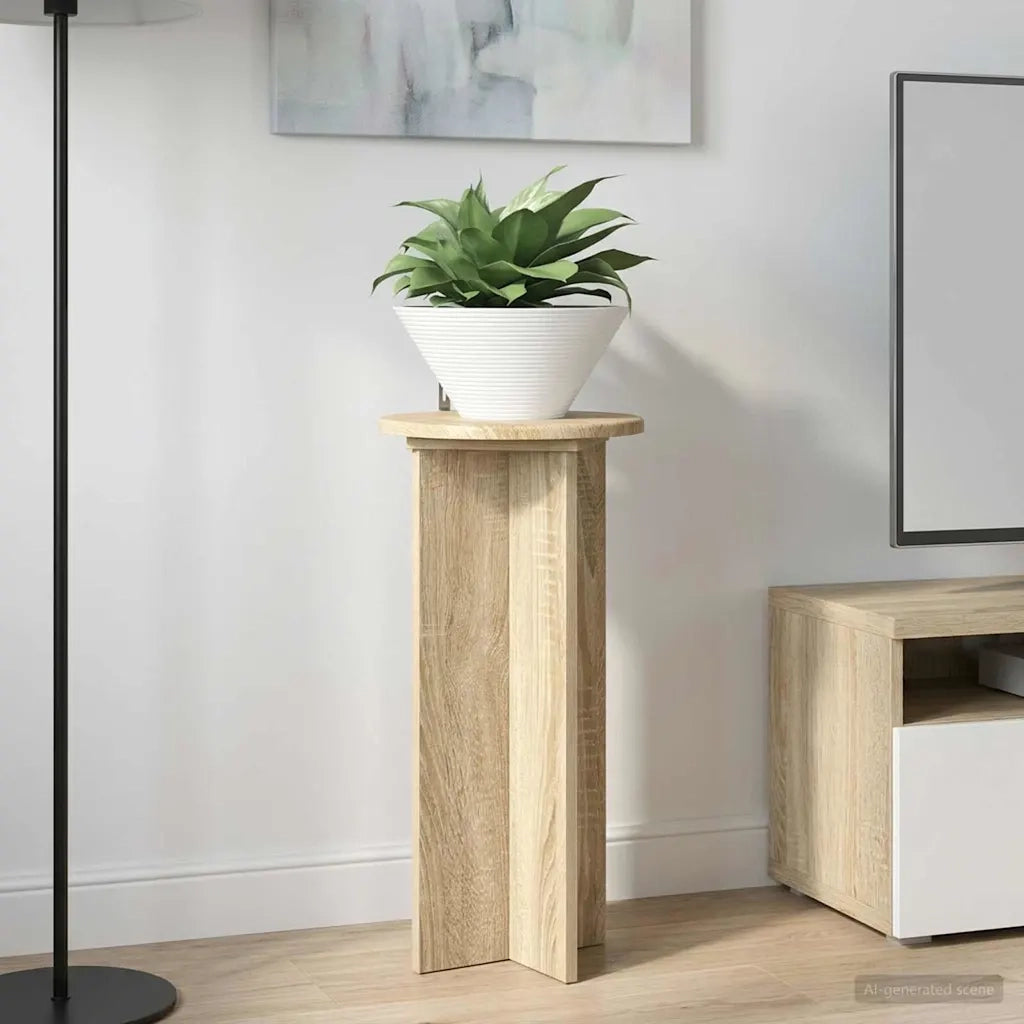 Supporto per piante | Sostegno per piante 2 pz Rovere Sonoma 29,5 x 29,5 x 60 cm