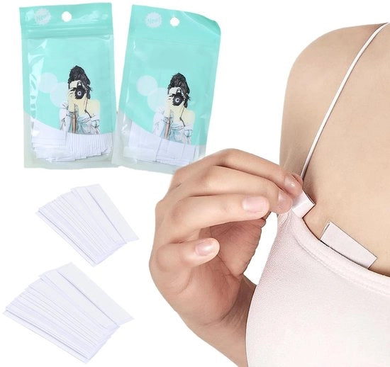Nastro Adesivo per il Corpo 72 Pezzi - Nastro a Doppia Faccia - Nastro Moderno - Amigevole per la Pelle - Nastro Transparente - Adesione Eccellente - Nastro Moda