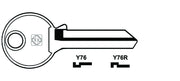 CHIAVI PER CILINDRI YETI- - YT6R SX - 10 pezzi SILCA