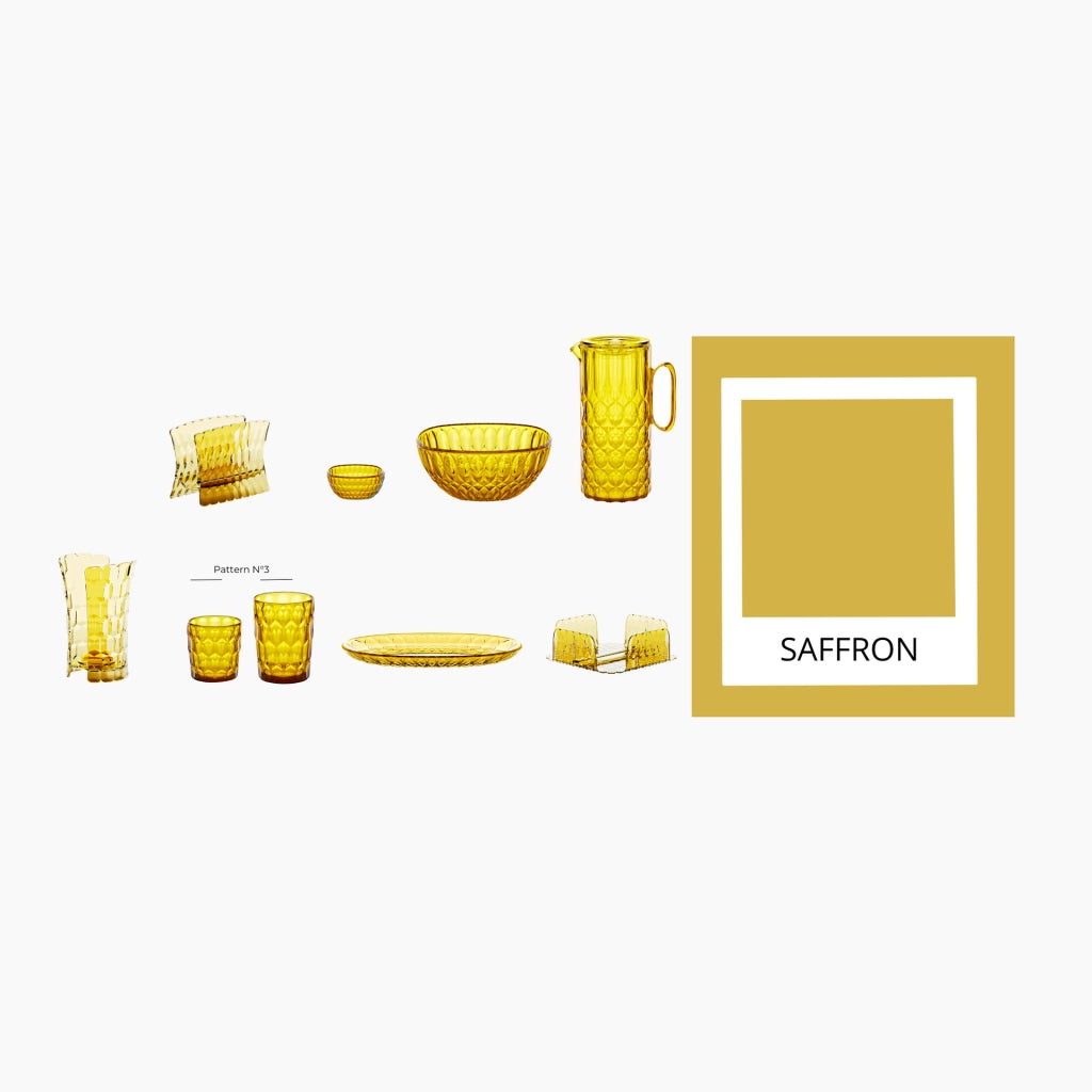 Caraffa Vanity con coperchio colore giallo 1750 cc