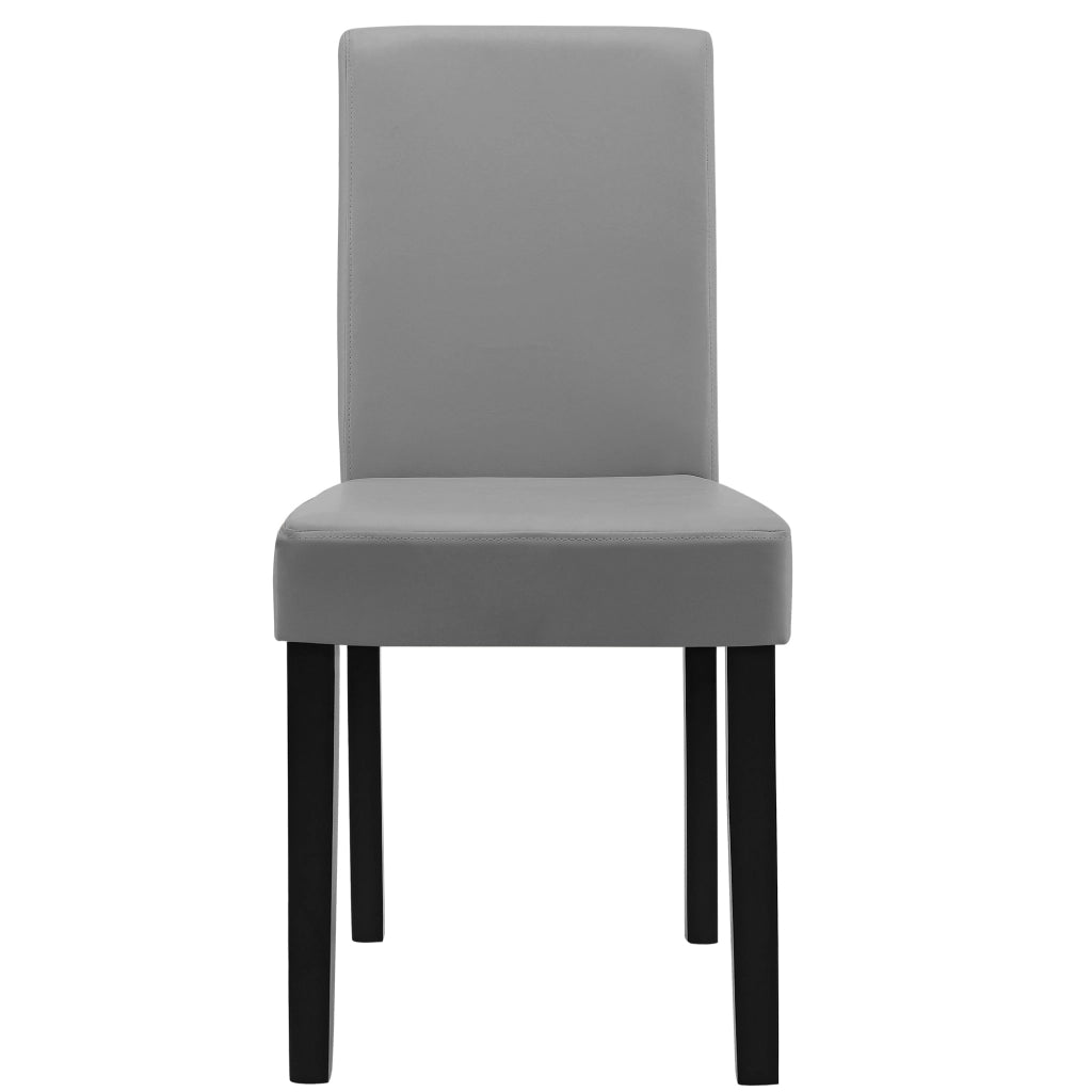Set Hamburg di 2 Sedie Imbottite da Sala - Grigio Chiaro [en.casa]