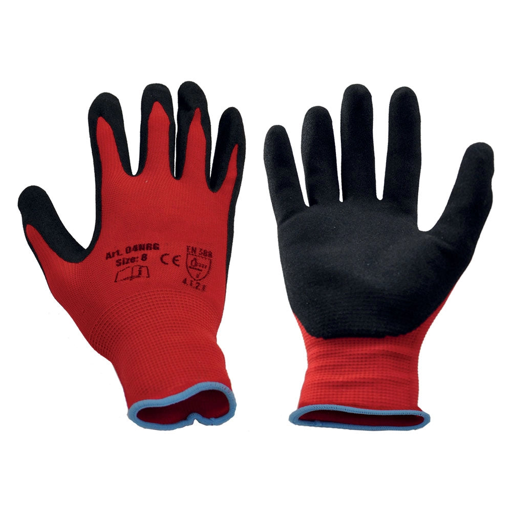 12coppie guanti nylon / nitrile tg.10 cod:ferx.1067776nlm