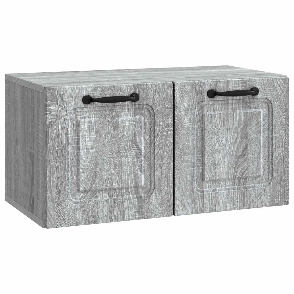 Mobile Porta TV da Muro-Credenza per TV sospesa Grigio Sonoma 59,5 x 31 x 30 cm 700075