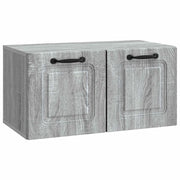 Mobile Porta TV da Muro-Credenza per TV sospesa Grigio Sonoma 59,5 x 31 x 30 cm 700075