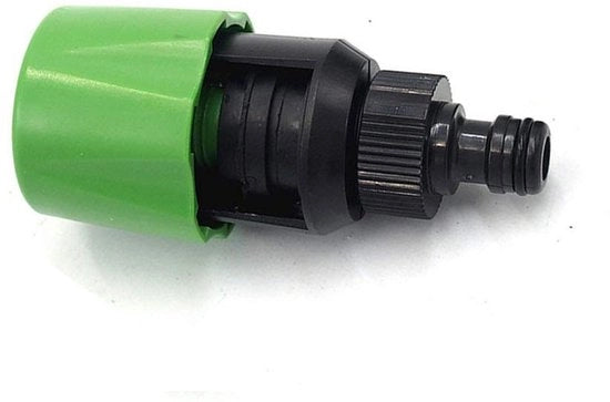 Adattatore per rubinetti da cucina - Adattatore per tubi da giardino - Connettori per tubi da giardino - Dimensioni 34mm x 43mm - Adatto per uso interno ed esterno - Colore verde