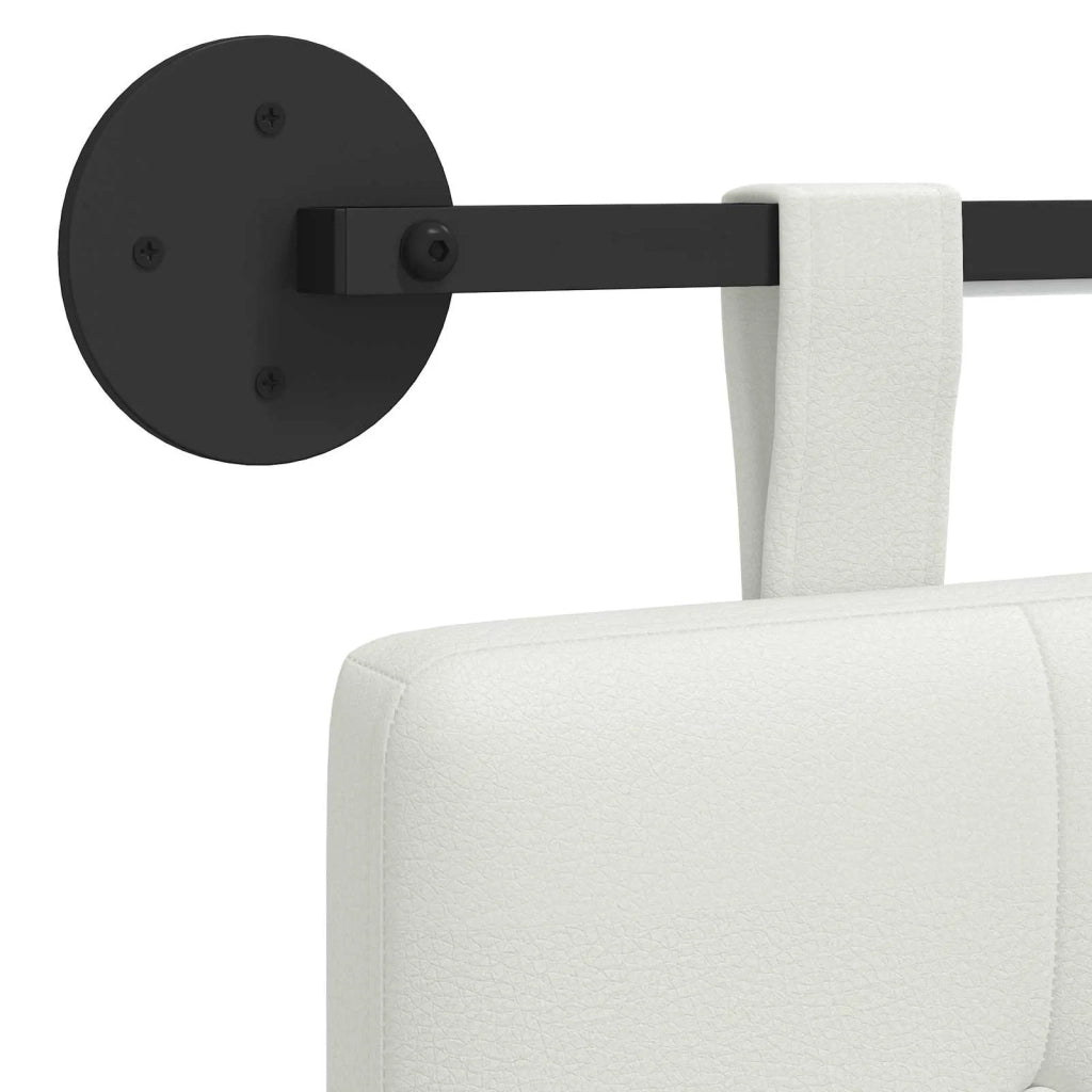 Testiera | Testata sospesa Con luce LED Bianco Similpelle
