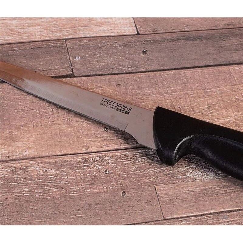 PEDRINI COLTELLO PER DISOSSARE IN ACCIAIO INOSSIDABILE NERO 37X7X2.5 CM