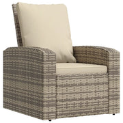 Poltrona Reclinabile Giardino Cuscini Marrone Chiaro Polyrattan CFW7934535