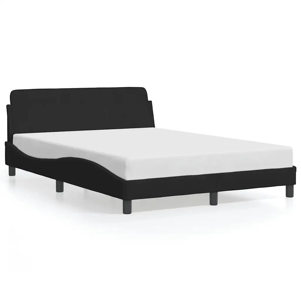 Giroletto-Struttura Letto Dover Nero 120x200 cm Velluto