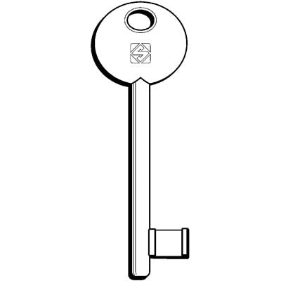 CHIAVE PATENT 6P3S SILCA - OTTONE- 5 pezzi
