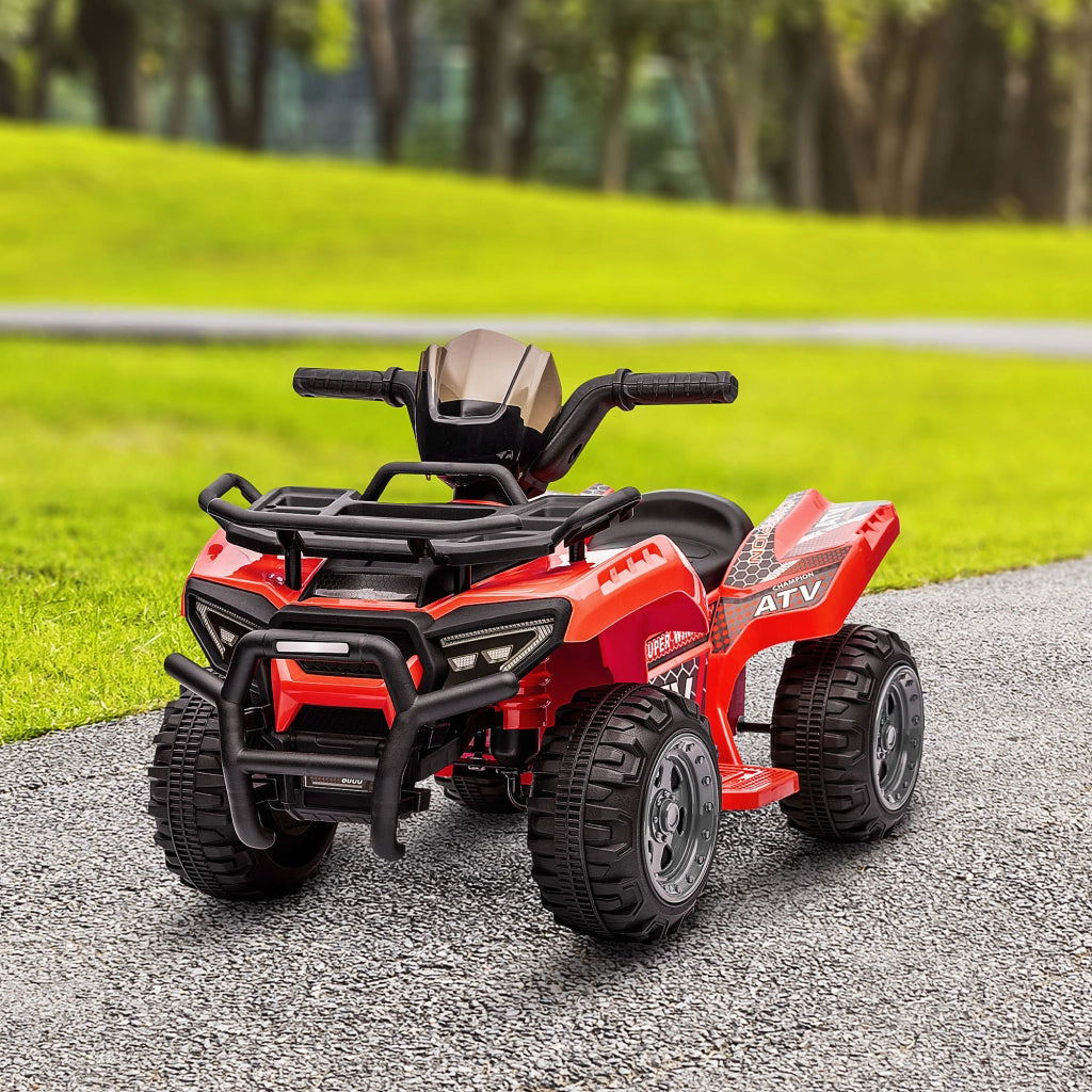 Quad Elettrico Bambini 6V ¨C Minimal ¨C Rosso 70x42x45cm