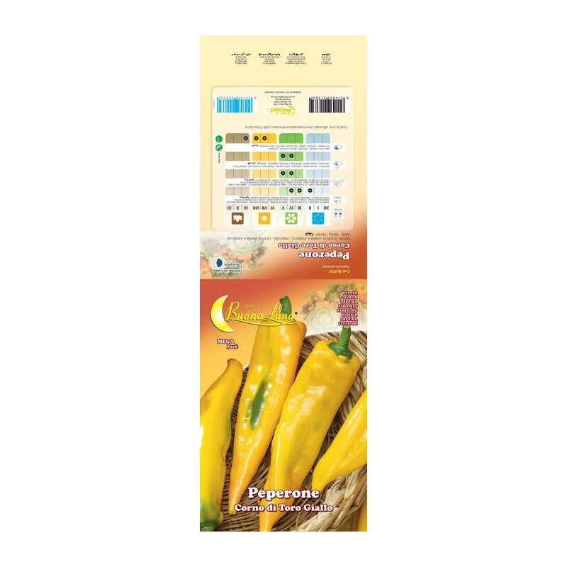 SEMI ORTO PEPERONE CORNO GIALLO- 10,0 pz
