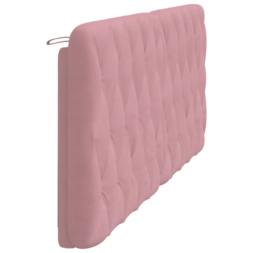 Cuscino Testiera-Cuscino per Testiera Rosa 200 cm in Velluto