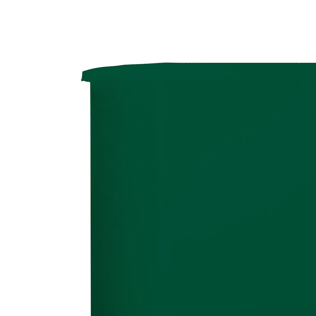 Paravento a 6 Pannelli in Tessuto 800x120 cm Verde 47175