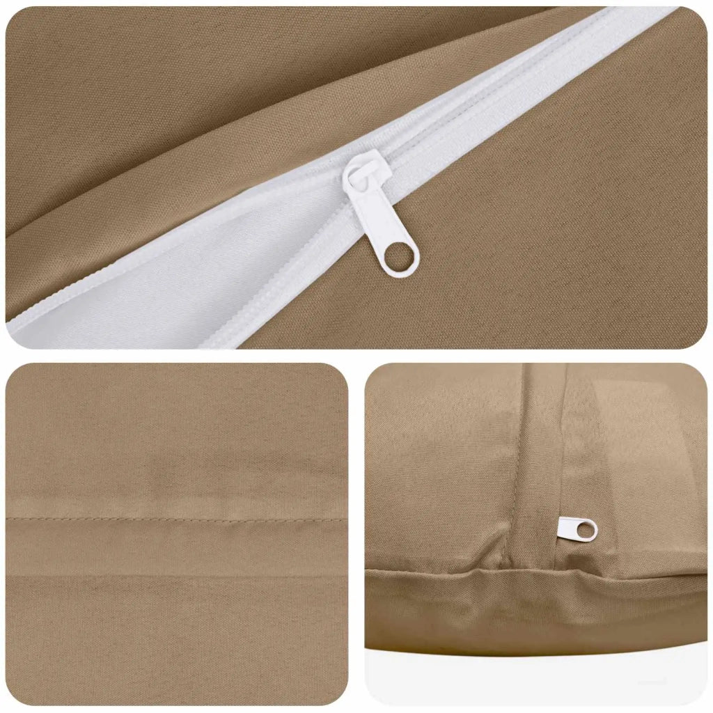 Federa 6 pz HEERLEN Tortora Ø 30 cm Poliestere 922044