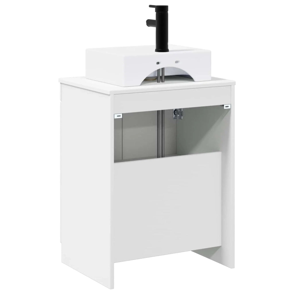 Set di mobili per il bagno Bianco Lucido Legno ingegnerizzato 3404244