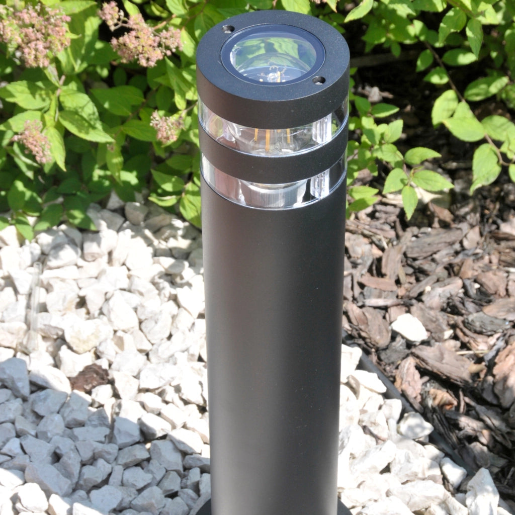 Lampada da esterno 74 cm nera E27 Rino Polux IP54