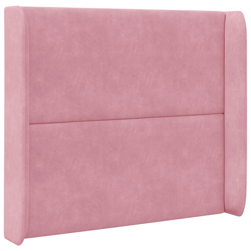 Orecchia della Testata Rosa 80 x 16 x 4 cm Velluto 346615