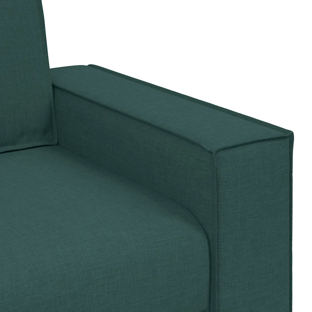 Divano a 2 Posti-Sofa 2 Posti Verde scuro 140 cm in tessuto 924181