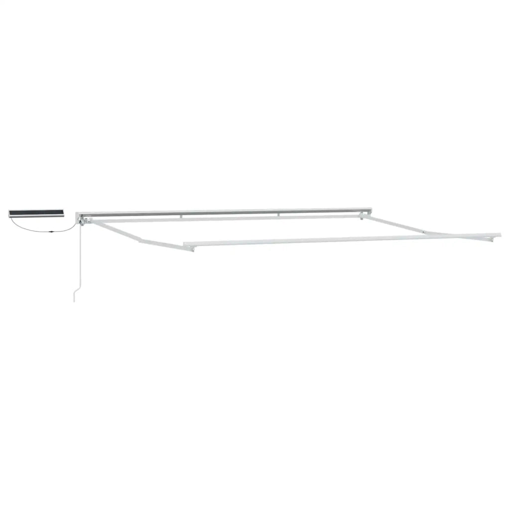 Tettuccio Elettrico Retrattile Crema e Bianco 4 × 3 m 3421808