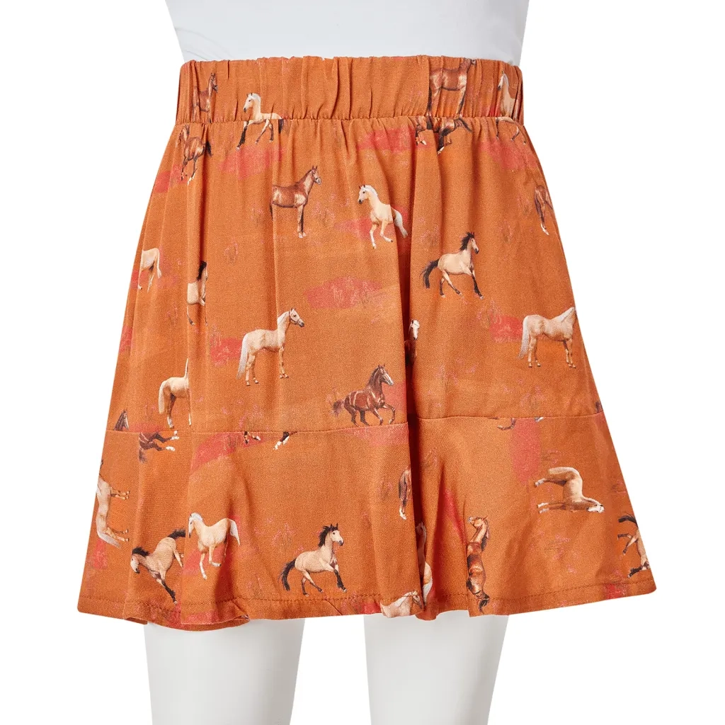 Gonna da Bambina Cognac 128 15059