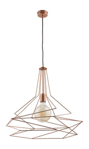 Lampada a sospensione moderna rame a filo E27 15W Jupiter