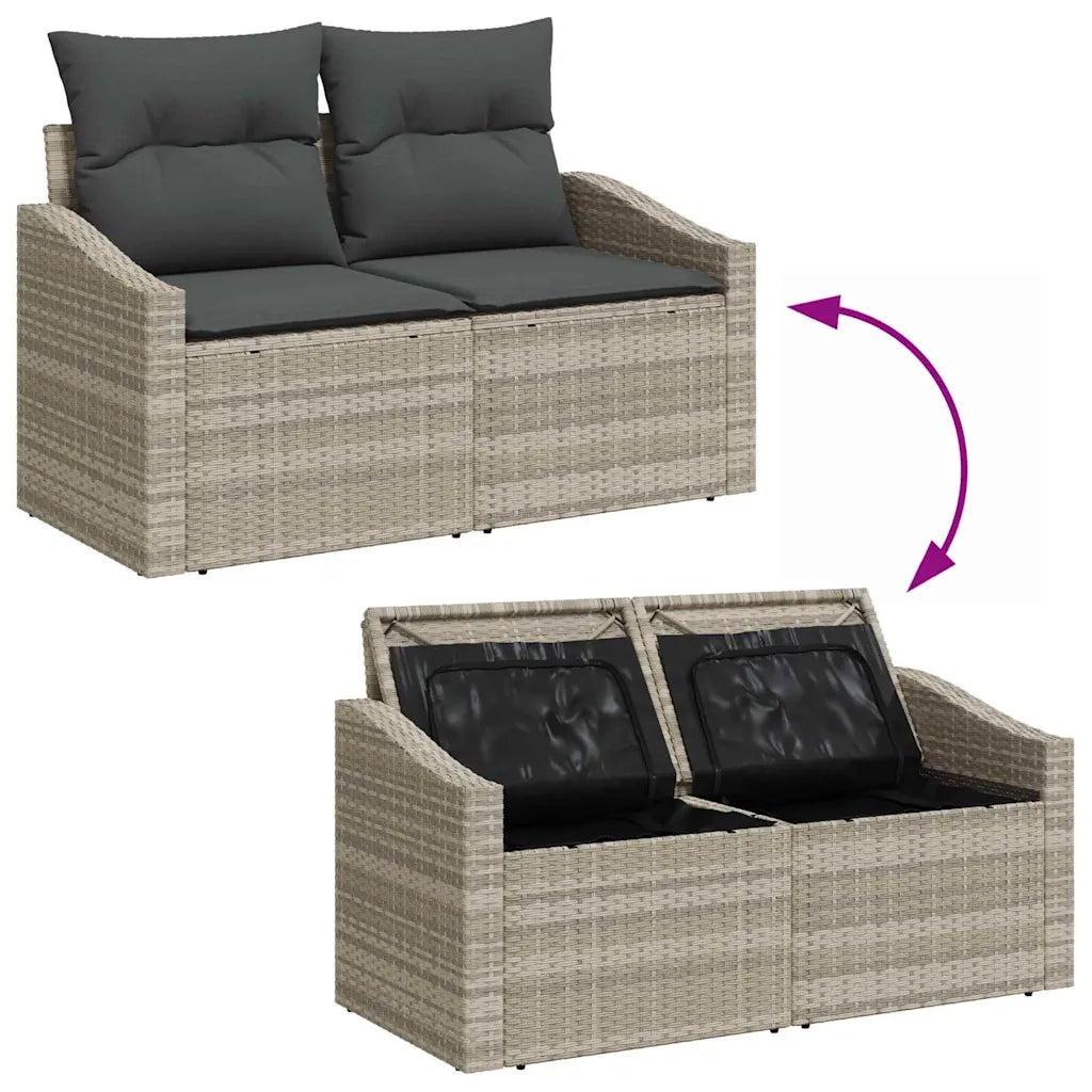 Set di divani con cuscino 6 pcs polyrattan 3360613