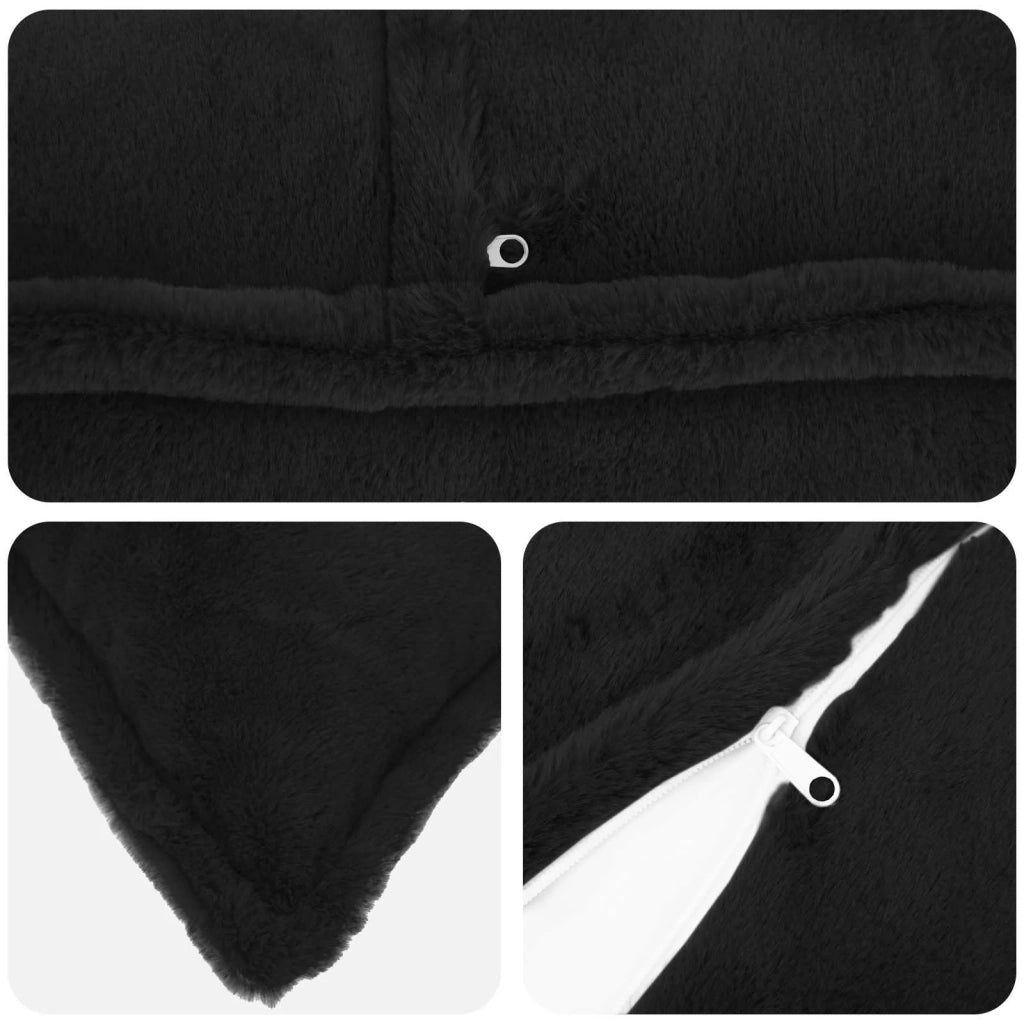 Federa 12 pcs HOUTEN Nero 40 x 80 cm 918465
