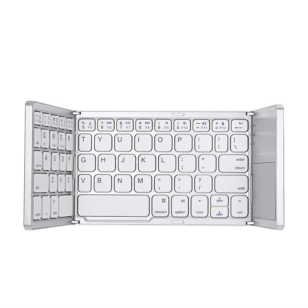 Trade Shop - Mini Tastiera Bluetooth Pieghevole Wireless Ios/android/windows Touchpad -