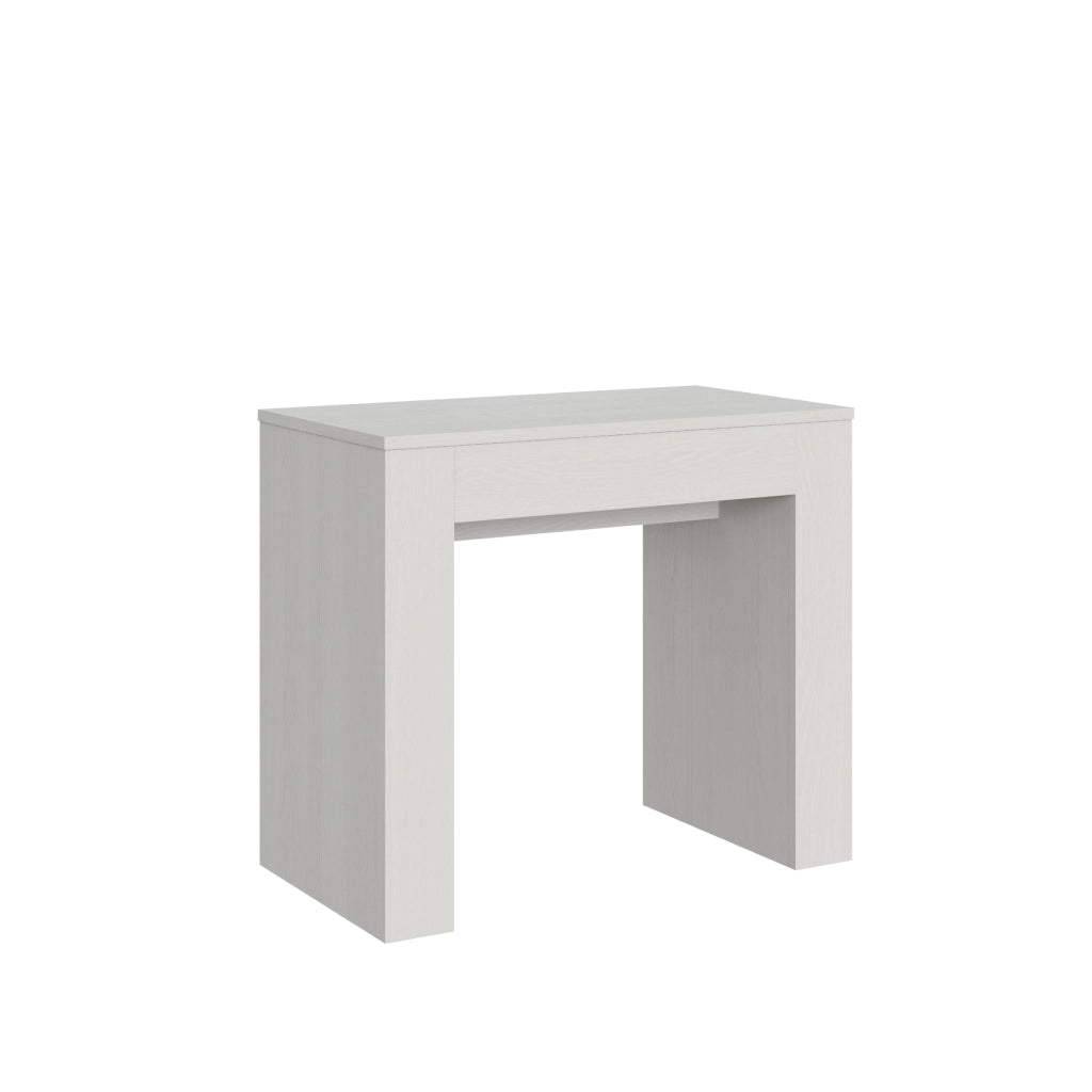 Consolle allungabile 90x49/307 cm Extra Bianco Frassino