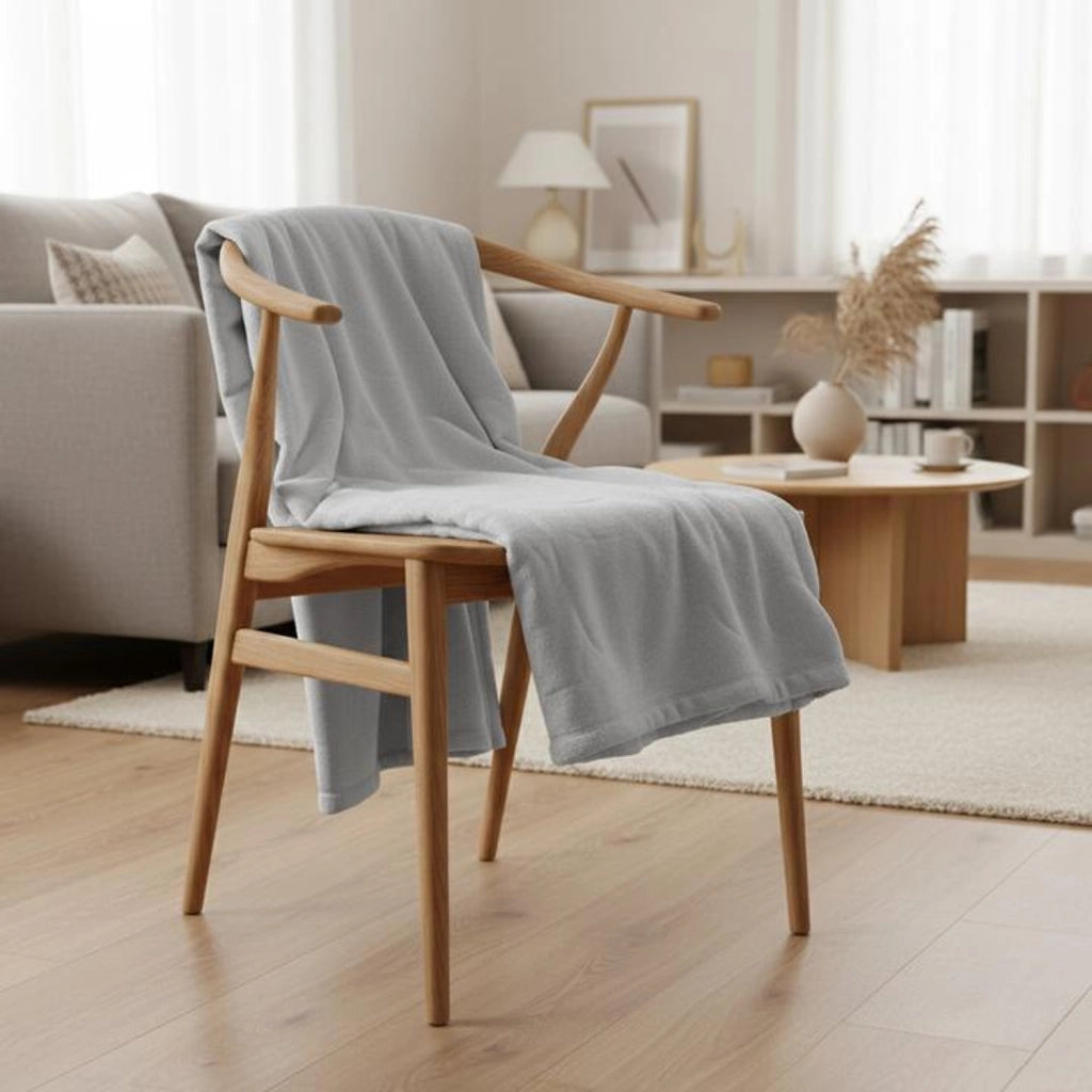 Coperta grigio platino 130x170cm FLANBERG