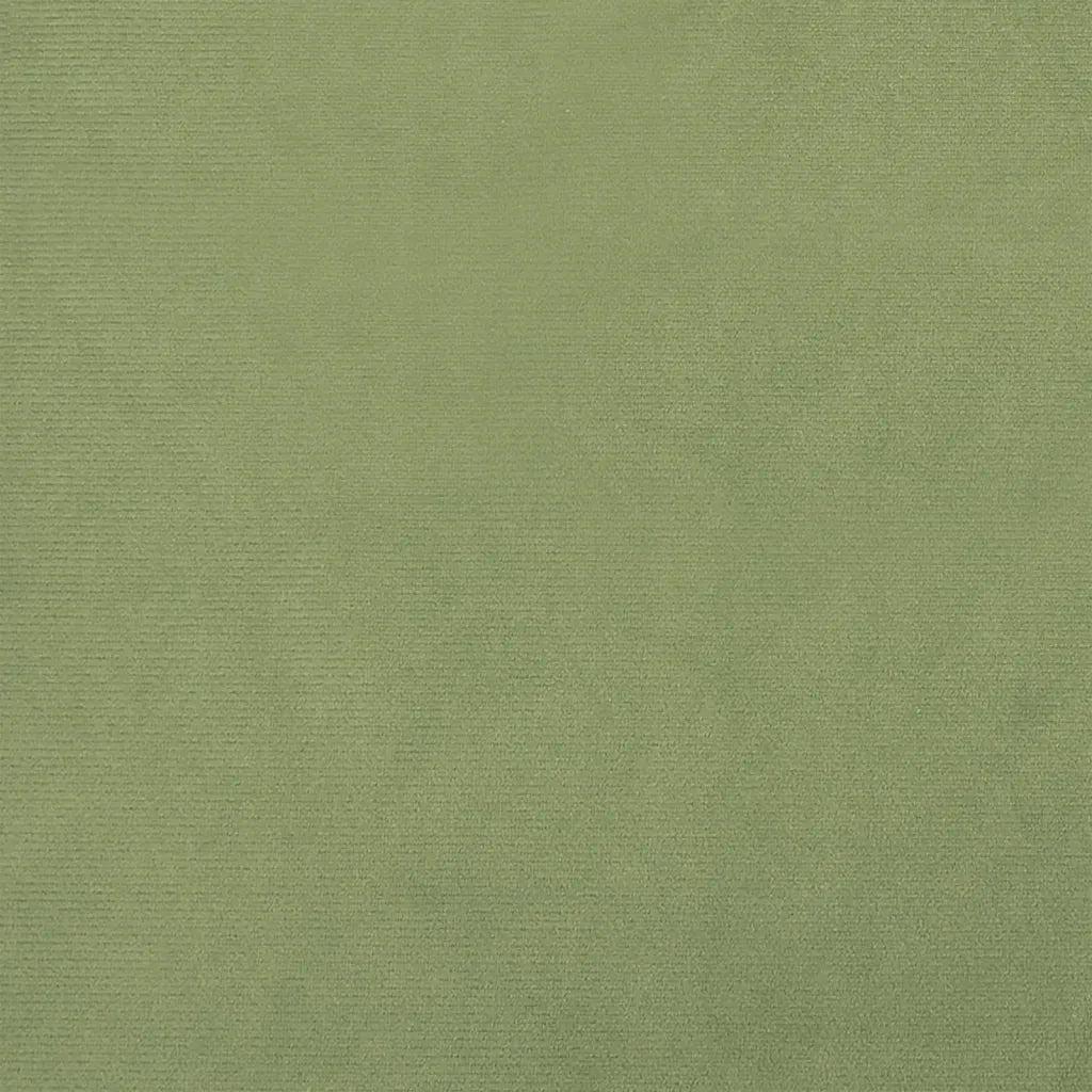 Sgabello Rotondo con Contenitore Verde Senape in Velluto 31 x 37 cm 340292