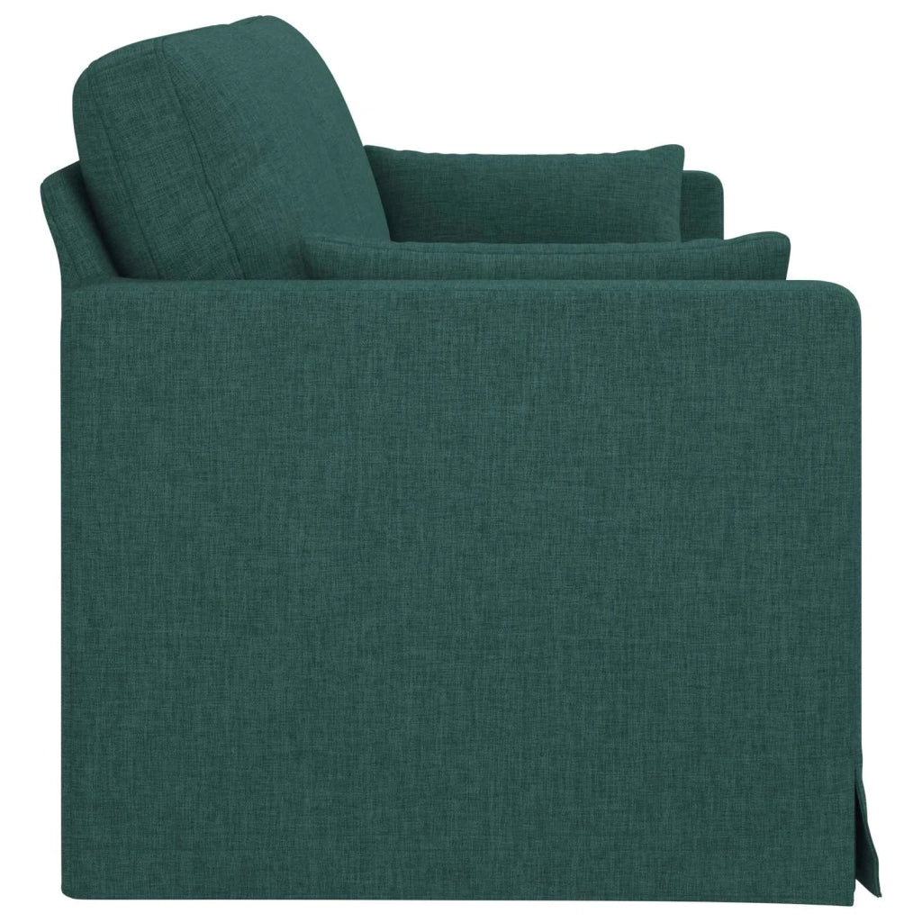 Divano Verde Scuro 198 x 78 x 80 cm Tessuto 42024372