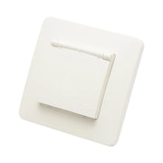 Presa schuko da incasso bianca 220V, 16A, PC con coperchio protettivo IP44 80x80mm