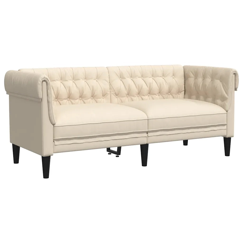 Divano Chesterfield a 2 Posti in Lino 372554