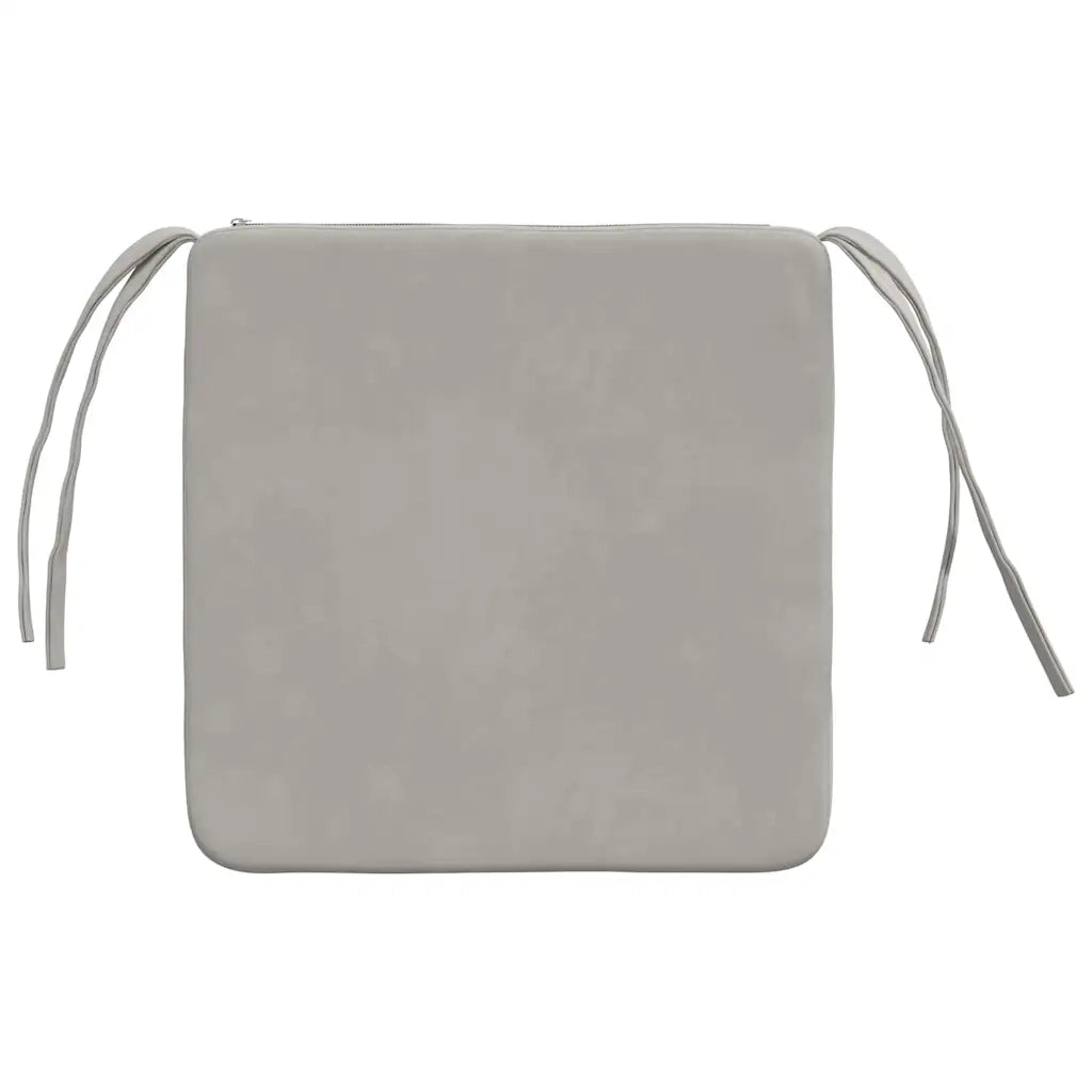 Cuscini per Seduta 4 pcs Grigio chiaro 40 x 40 x 3 cm 42015219
