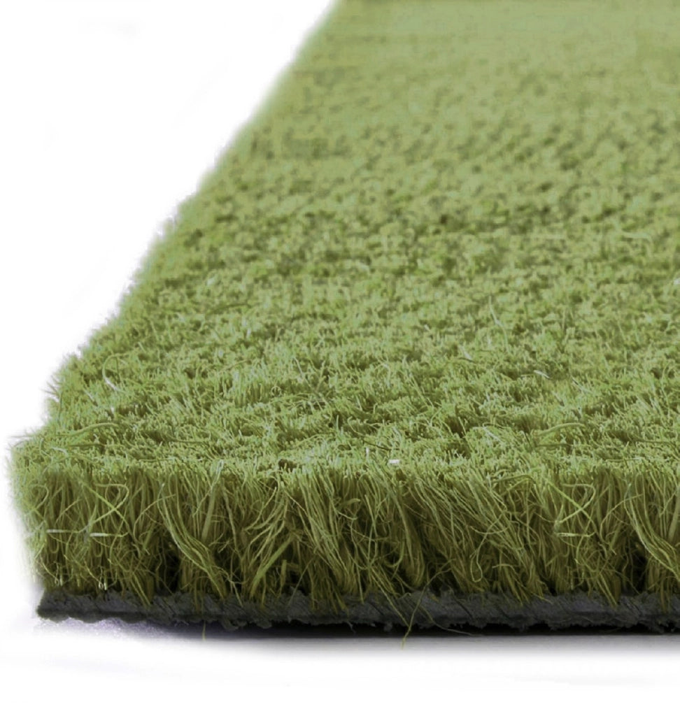 Zerbino Cocco Naturale Colorato Antiscivolo Su Misura Tappeto Ingresso Entrata 40x100 cm Verde