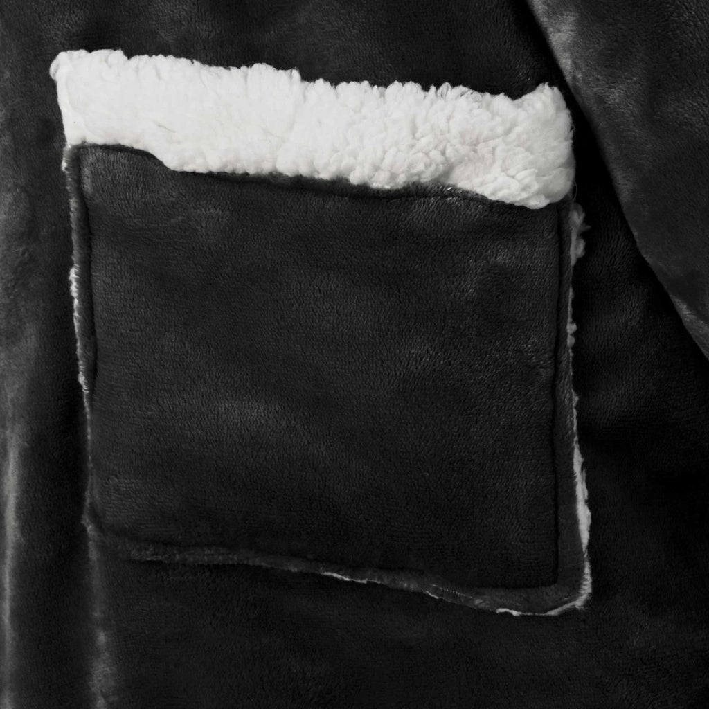 Felpa coperta Nero M Pile e Flanella 42017201