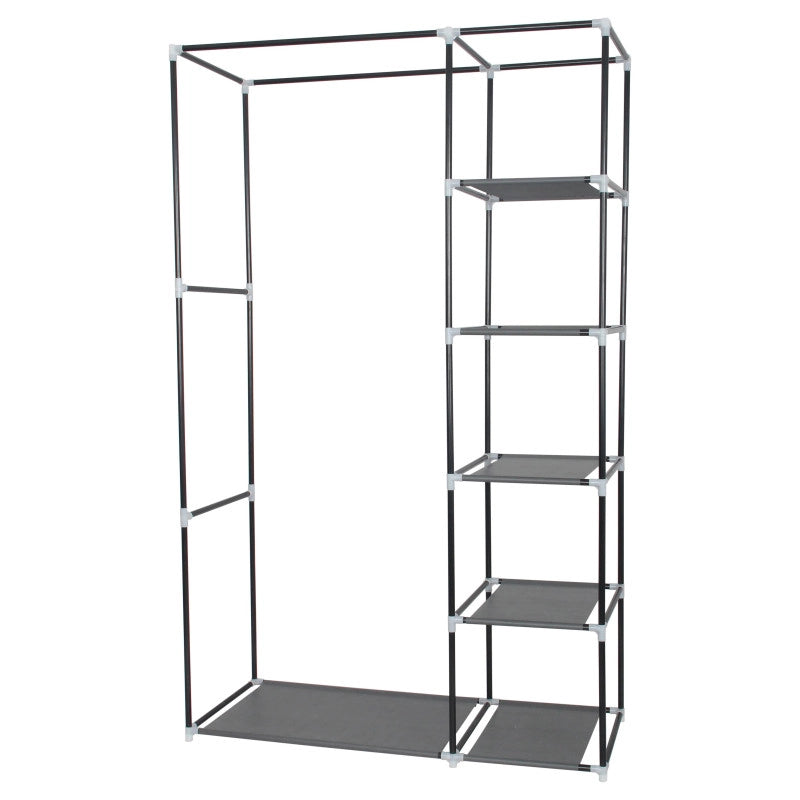 Set di 5 Armadi In Tnt 110x45x175 Cm Grigio