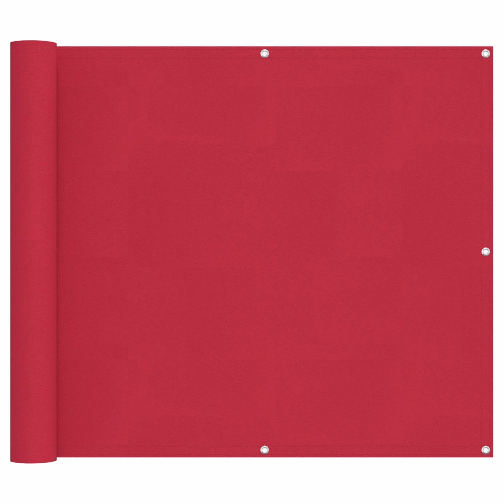 Schermo da balcone-Pannello per balcone Borgogna 100 x 800 cm Tessuto Oxford