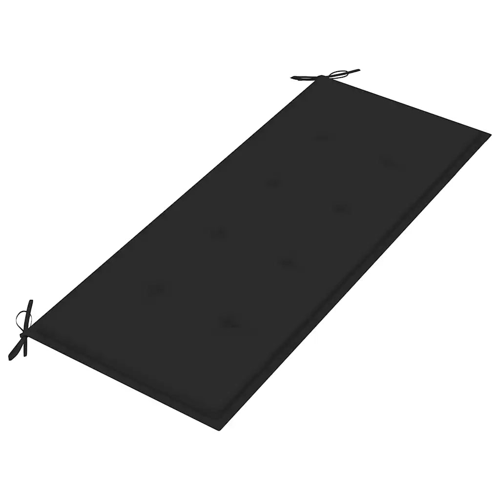 Panca da Giardino Pieghevole con Cuscino 118 cm in Bambù 3063856