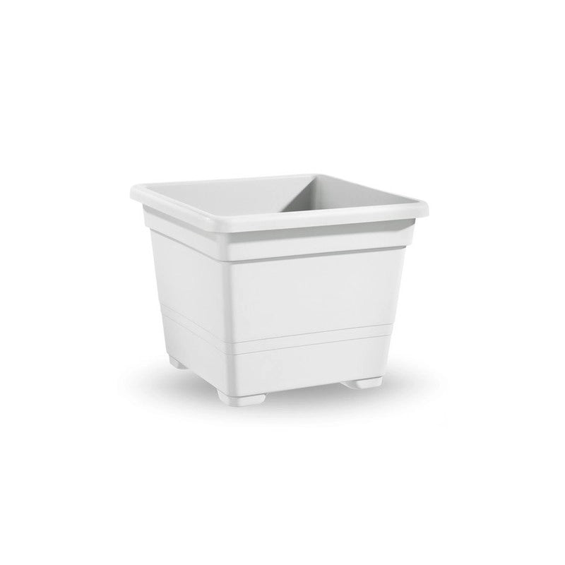 VASO QUADRATO CM.45 BIANCO- 1,0 pz