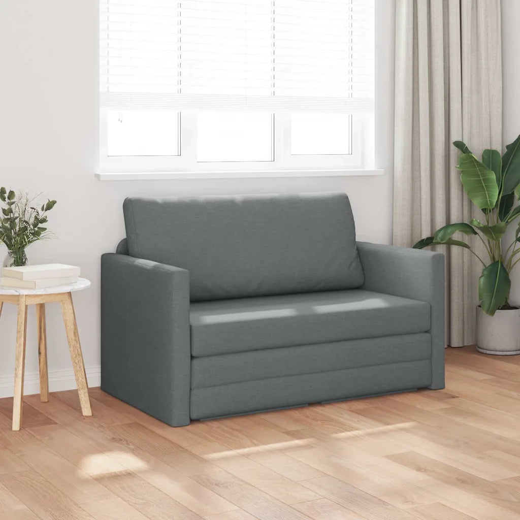 Divano letto | Sof¨¤ letto | Letto singolo 110cm Grigio scuro Tessuto