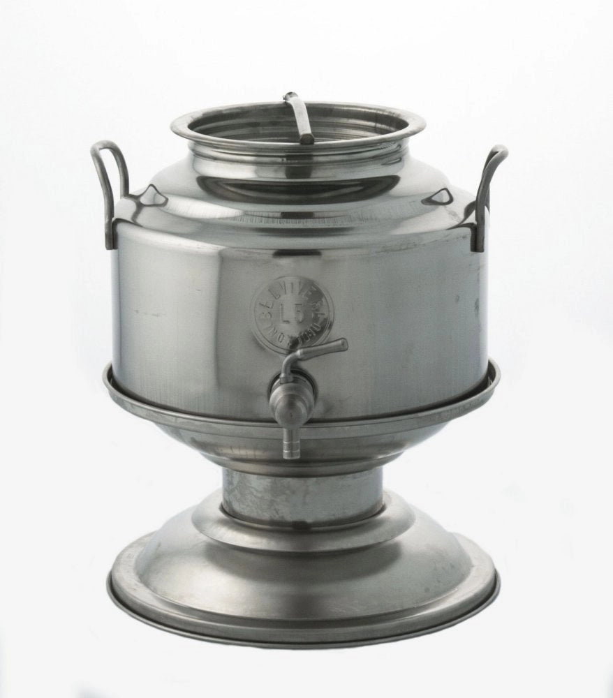 1pz contenitore acciaio inox lt.5 c/piede inox cod:ferx.22989