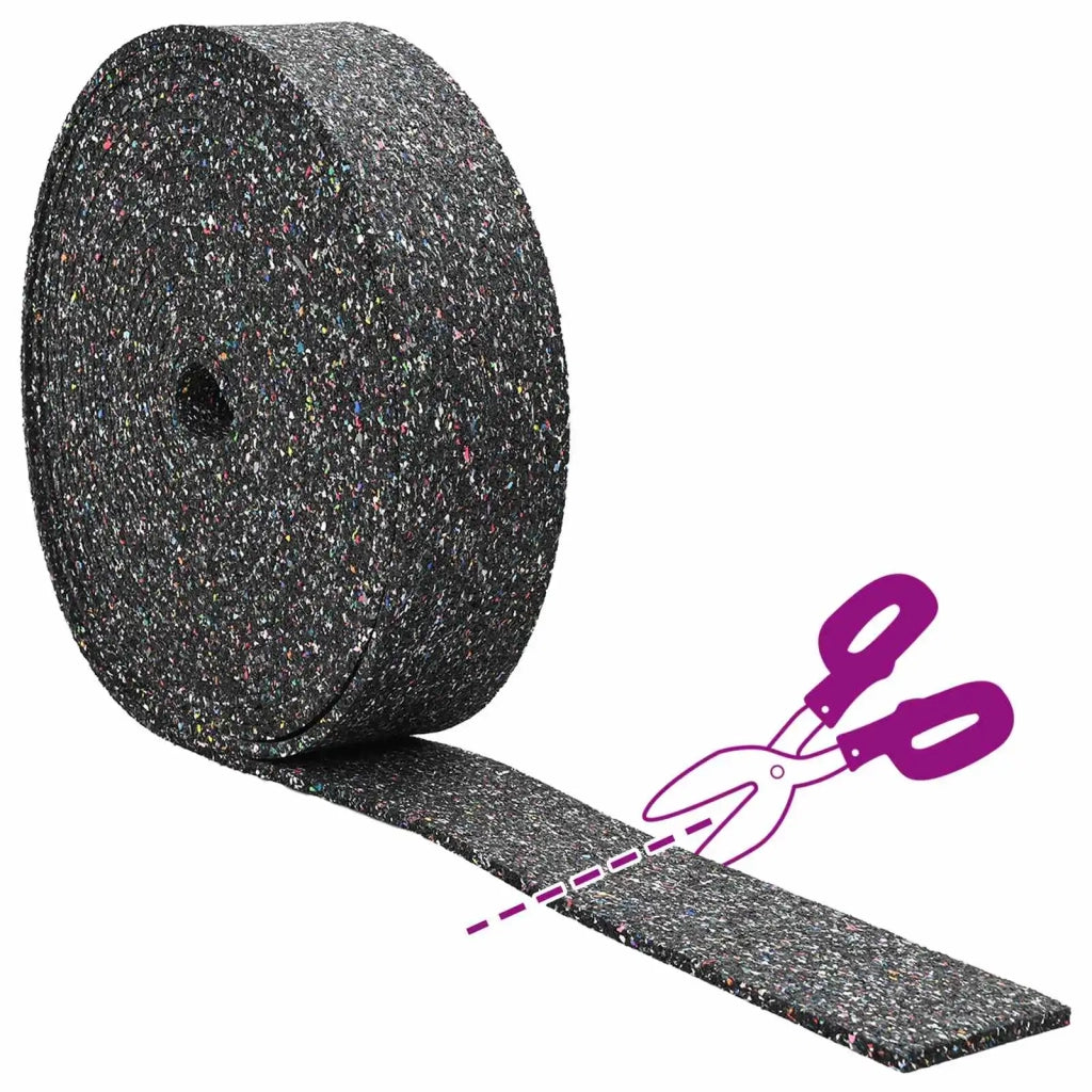Rotolo di Granulato in Gomma Nero 200 x 5 x 0,6 cm Gomma 42027252