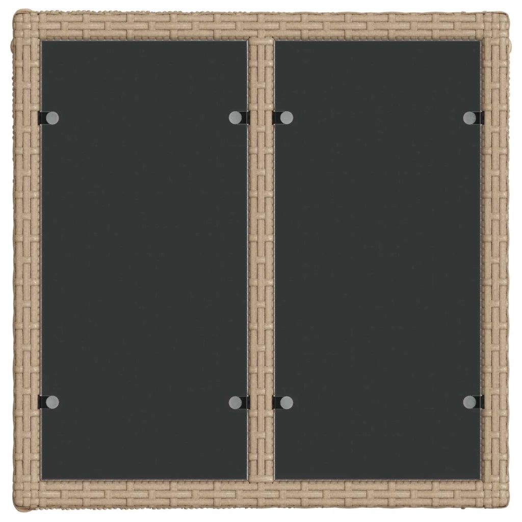 Set Divano da Giardino 9 pz Beige polyrattan 3435657